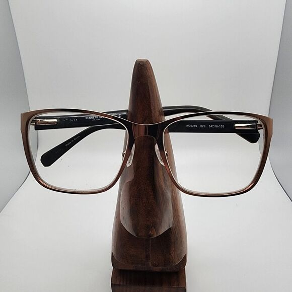 Kenneth Cole Gold & Tortoiseshell Prescription Glasses Frames - Picture 1 of 9